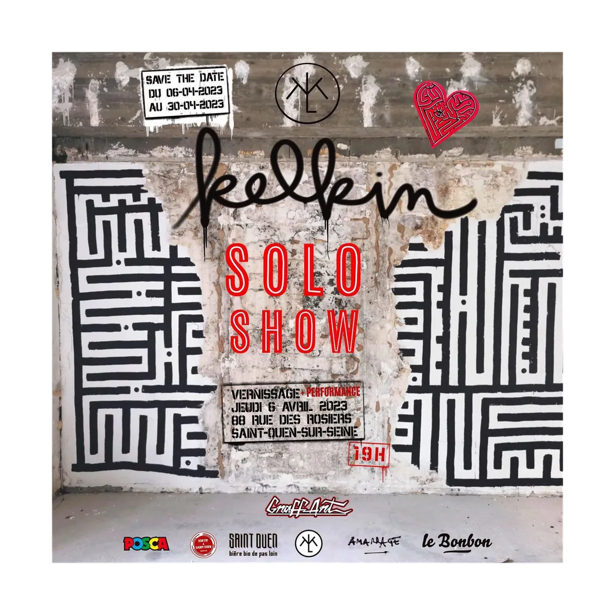 Expo Solo Galerie Amarrage - Kelkin, Saint-Ouen