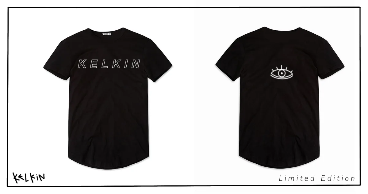 T-shirt LUCKY EYES par Kelkin - 100% coton