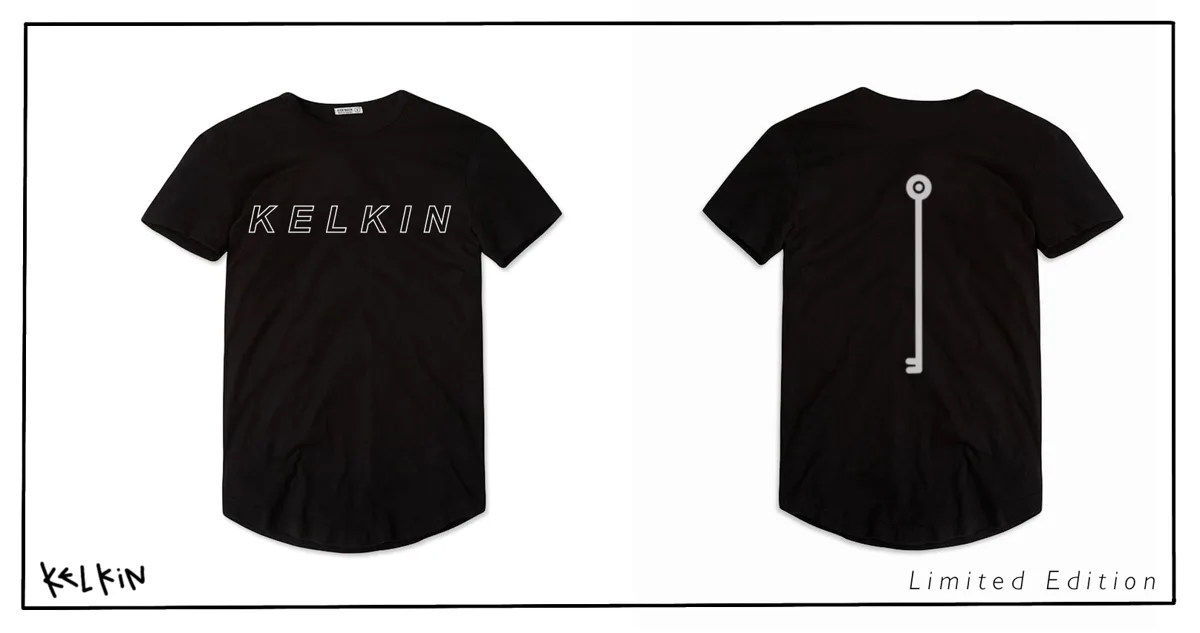 T-shirt OPEN ALL DOOR par Kelkin - 100% coton