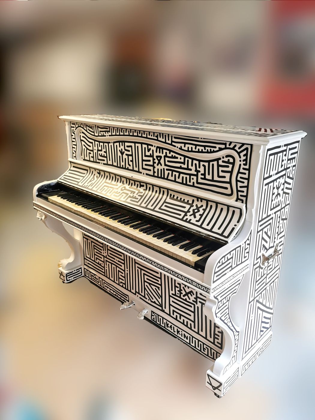 Piano Pleyel 1909 customisé par Kelkin